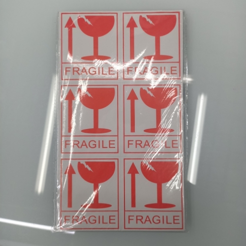 fragile label， made in china spot