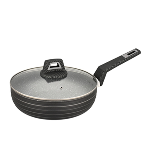 Stretch Aluminum Pot 3.5 Thickness Oblique Stripe Non-Stick Pot frying Pan Saucepan Stew Pot Household Kitchen Products Pot Spot 