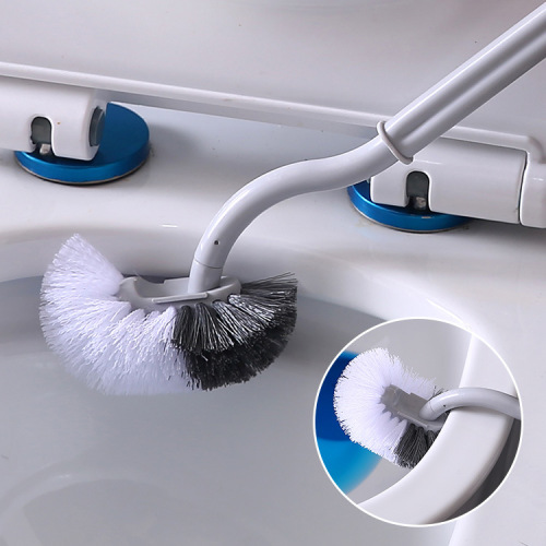 Bending Long Handle Toilet Brush Toilet Brush S-Type Elbow Brush for Corner Soft Bristles Cleaning Brush Toilet Brush