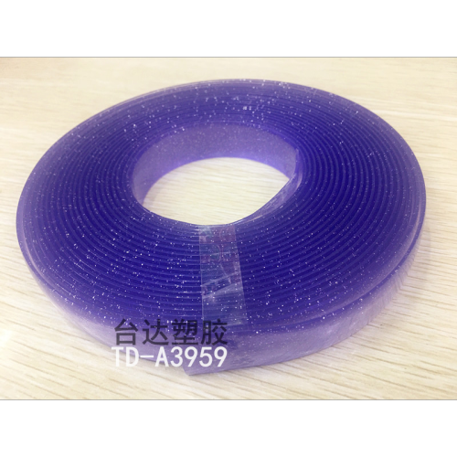Environmental Protection Super Transparent PVC and Glitter Crystal Strip Professional Manufacturer