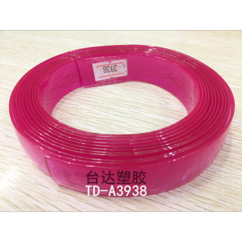 guangzhou factory specializes in producing super transparent pvc crystal strips for shoes