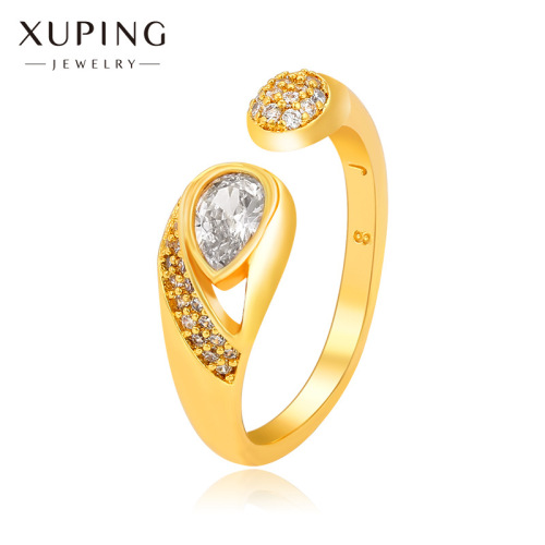 Xuping Jewelry European and American Cold Style High Sense Open Ring Ornament Ring Wholesale Female Niche Ins Style Ring