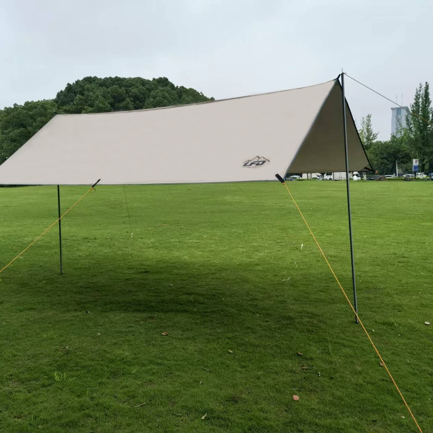 厂家直销天幕.黑胶遮阳天幕. Sun awning可定制logo.露营户外_路放TENT露营用品户外用品（高端帐篷厂家）_义乌购