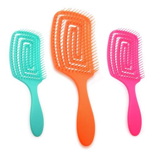 spot scalp massage comb rebound large bend comb oil head shape wide tooth comb fluffy comfortable styling hairdressing tools