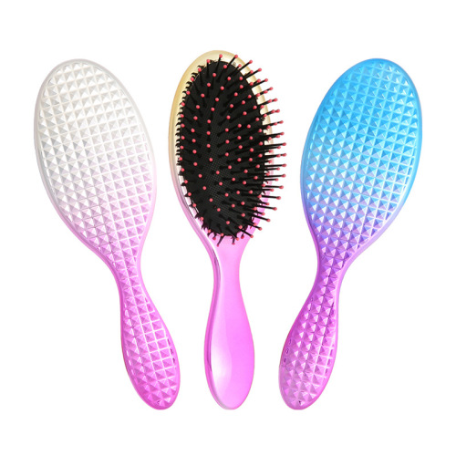 electroplating dashboard comb colorful air cushion comb massage airbag comb hair comb anti-static straight hair comb makeup comb modeling comb