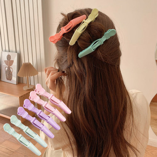 cross-border candy color hair crocodile clip duckbill clip positioning style partition clip hair salon household hair dyeing hairdressing supplies
