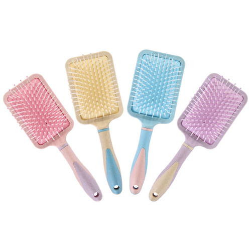 cute balloon comb fluffy hairstyle air cushion comb straight hair hair tidying comb round hole hanging evening makeup hairdressing tools