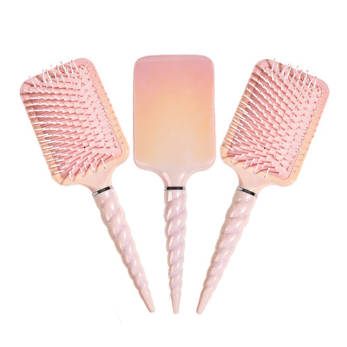 New Girls Pink Colorful Home Straight Hair Comb Airbag Massage Comb Large Plate Comb Hair Styling Hair Comb