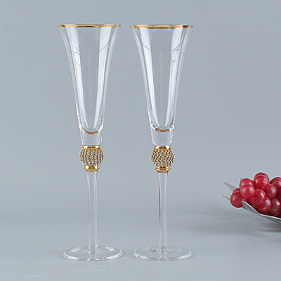 Crystal Cocktail Glass Goblet Champagne Glasses Red Wine Glass Phnom Penh Red Wine Glass Enamel Wedding Goblet