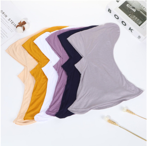 New Plain Malaysian Hat Solid Color Transparent Modal High Elastic Mercerized Cotton Women‘s Bottoming Hood Jm221 