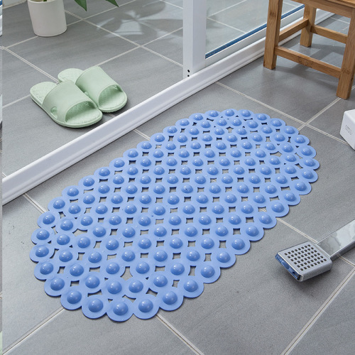 New Hot Sale Hotel Bathroom Floor Mat Bathroom Non-Slip Mat Factory Direct Suction Cup Shower Drop-Resistant PVC Floor Mat
