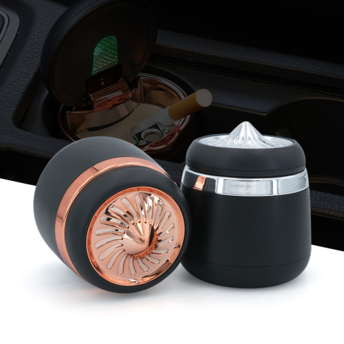 Car Flash N18 Car Ashtray Small Mini with Light and Cover Creative Car Accessories Manufacturer