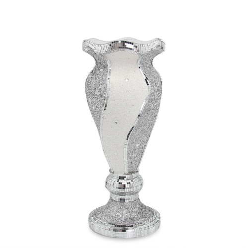 wedding supplies flower vase silver white color matching vase flower stand ceramic vase decoration flowerpot decoration