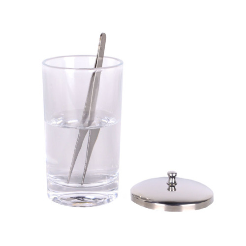Glass Disinfection Cup Alcohol Disinfection Cup Nail Beauty Eyelash Beauty Tweezers Nail Clippers Disinfection Cup