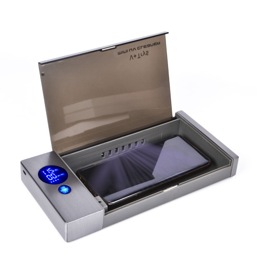 UV Mobile Phone Disinfection Box Jewelry Tweezers Mask Toothbrush UV Rechargeable Disinfection Box Portable Sterilizer