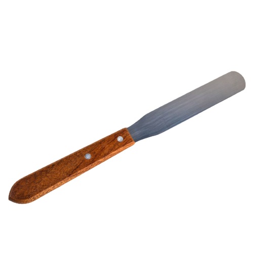 Metal Film Adjustment Wax Stick Wax Knife Wooden Handle Adjustment knife Stainless Steel Mixing Knife
