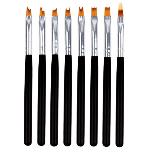 Nail Art Flower Pen 8 PCs Sawtooth Pen Petal Pen Nail Brush Painting Pen Nail Art Brush Set 