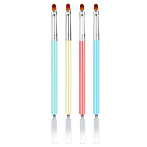 New Single Nail Double-Headed UV Pen Multi-Functional Extension Glue Pen Embossing Stick Nail Brush Nail Brush