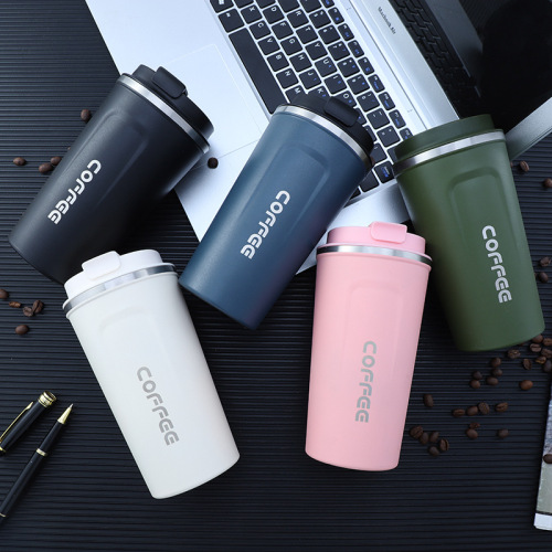 the manufacturer is dedicated to outdoor casual coffee cup for students across the vehicle environment creative stainless steel vacuum thermos cup