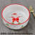 Ceramic New Year Christmas Gift Plate Dish Tray Ovenware Handle Milk Pot Tableware Kitchen Supplies