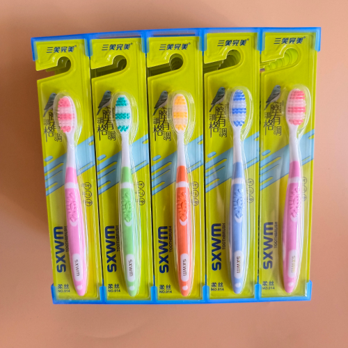 Daily Necessities Wholesale Three Smiles Perfect 014 Soft and Comfortable Tooth Cleaning Gum Protection