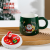 Christmas Ceramic Cup Mobile Phone Holder Mug Color Glaze Water Cup Creative Coffee Cup.