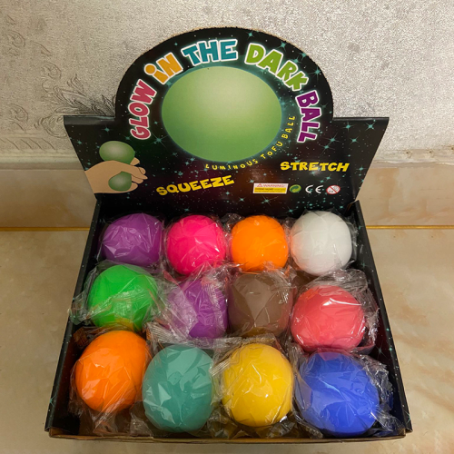 factory spot new exotic slow pinball flour elastic ball squeeze slow rebound soft rubber tpr stress ball vent
