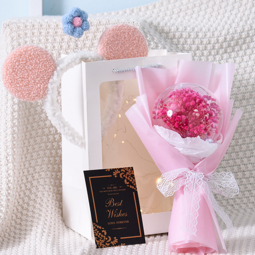 Teacher‘s Day Gift for Teachers， Male and Female Friends， Starry Bouquet， Wave Ball Gift Box， Birthday Gift Ceremony