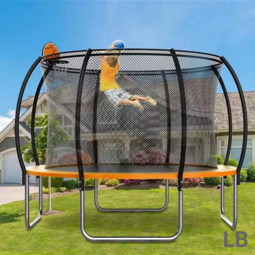Children‘s Trampoline Children‘s Home Indoor with Safety Net Bounce Bed Outdoor Large with Safety Net Trampoline Factory Direct Sales