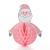 Factory Direct Supply Santa Claus Snowman Paper Honeycomb Ball Pendant Christmas Decoration Cartoon Paper Flower Pendant