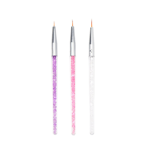 nail tools rhinestone rod drawing pen line pen nail painting pen set drawing pen 3 pcs factory supply