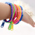 Amazon AliExpress Hot Sale Children's Zipper Bracelet Spot Cross-Border Supply Wholesale No. 5 Double Color Jewelry