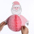 Factory Direct Supply Santa Claus Snowman Paper Honeycomb Ball Pendant Christmas Decoration Cartoon Paper Flower Pendant