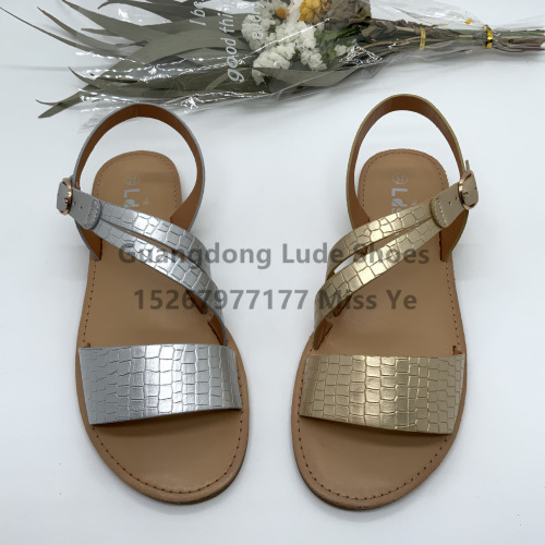 new year european and american flat summer sandals women‘s non-slip all-matching fashion comfortable guangzhou women‘s shoes summer handcraft shoes