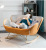 Double Rocking Chair Light Luxury Nordic Recliner Adult Living Room Home Italian Leisure Lazy Sofa Balcony Rocking Chair