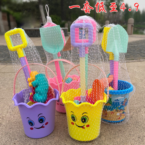 Factory Children‘s Beach Toys Beach Bucket Beach Shovel Play Sand Digging Toy Set Stall stall Toys Wholesale