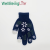 Cold Protection in Winter Casual Snowflake Driving and Biking Dispensing Color Students Warm-Keeping Gloves