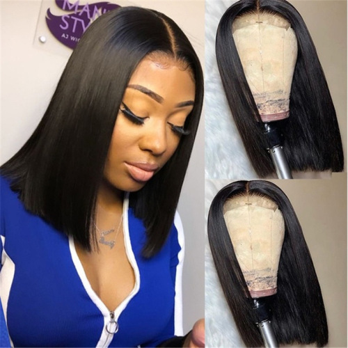 amazon wig women‘s long straight hair center-parted bangs hair tail one knife lengthened bobo africa synthetic wigs wholesale