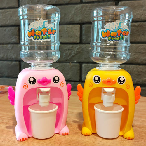 children‘s water dispenser play house toys fun cute pig press water outlet simulation beverage machine boy girl juicer