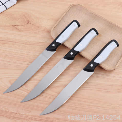 plastic handle fruit knife kitchen knife scissors stainless steel kitchen knife stainless steel fruit knife kitchen knife