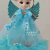 18cm Angel Wings Jenny Doll Keychain Pendant Barbie Doll 3D Printing Wedding Dress