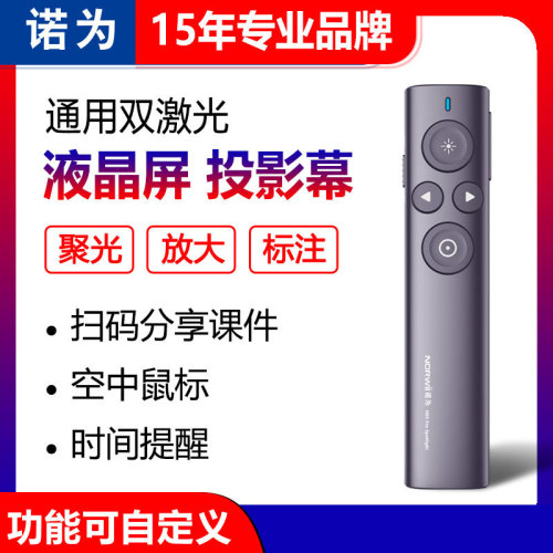 nuo is new arrival n95 spotlight laser flip pen ppt remote control for teachers electronic whiteboard