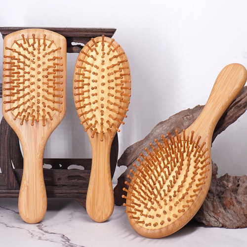 Factory Wholesale Bamboo Air Cushion Comb Skin Massage Health Care Airbag Comb Home Daily Smooth Hair Straight Hair