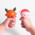 Cross-Border Christmas Gift Reindeer Santa Snowman Decompression Stress Relief Ball Squeezing Toy Decompression Hair Toy