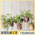Nordic Creative Cotton String Woven Garden Indoor Gardening Green Plant Flower Pot Hanging Basket