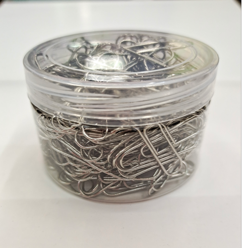 round Box Nickel-Plated Paper Clips， Colorful Clip