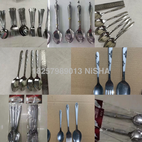 spoon spoon fork spoon stainless steel tableware spoon factory direct supply with magnetic