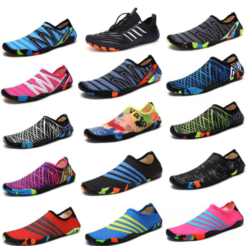 Cross-Border Swimming Shoes Dive Boots Outdoor Beach Shoes Couple Upstream Shoes Barefoot Skin-Friendly Shoes Snorkeling Non-Slip Wading Shoes