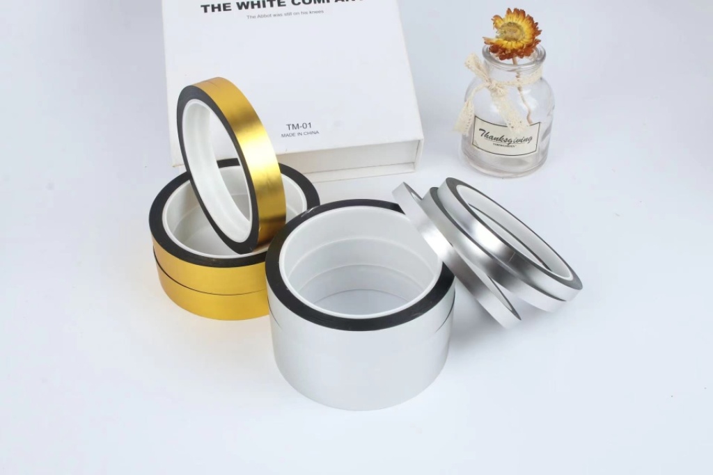 亮金色强粘胶带婚礼婚庆手工DIY胶纸电镀镭射胶带金箔胶纸包装详情2