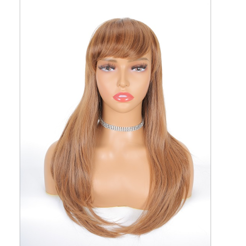 newlook women‘s wig straight yellow mid-length wig
